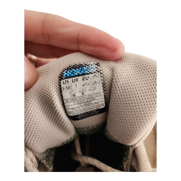 HOKA Anacapa Low GTX Women's 8.5B Eggnog Sand Waterproof Trail Hiking Shoes - Picture 3 of 9